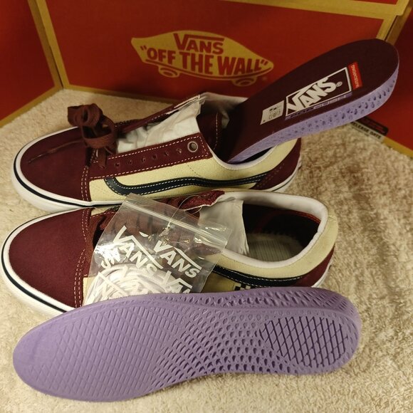 Vans Men's 6.5/Women's 8 Old Skool Popcush Mauve Wine VN0A5FCBALO - Picture 7 of 12